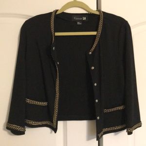 Black Chain Blazer